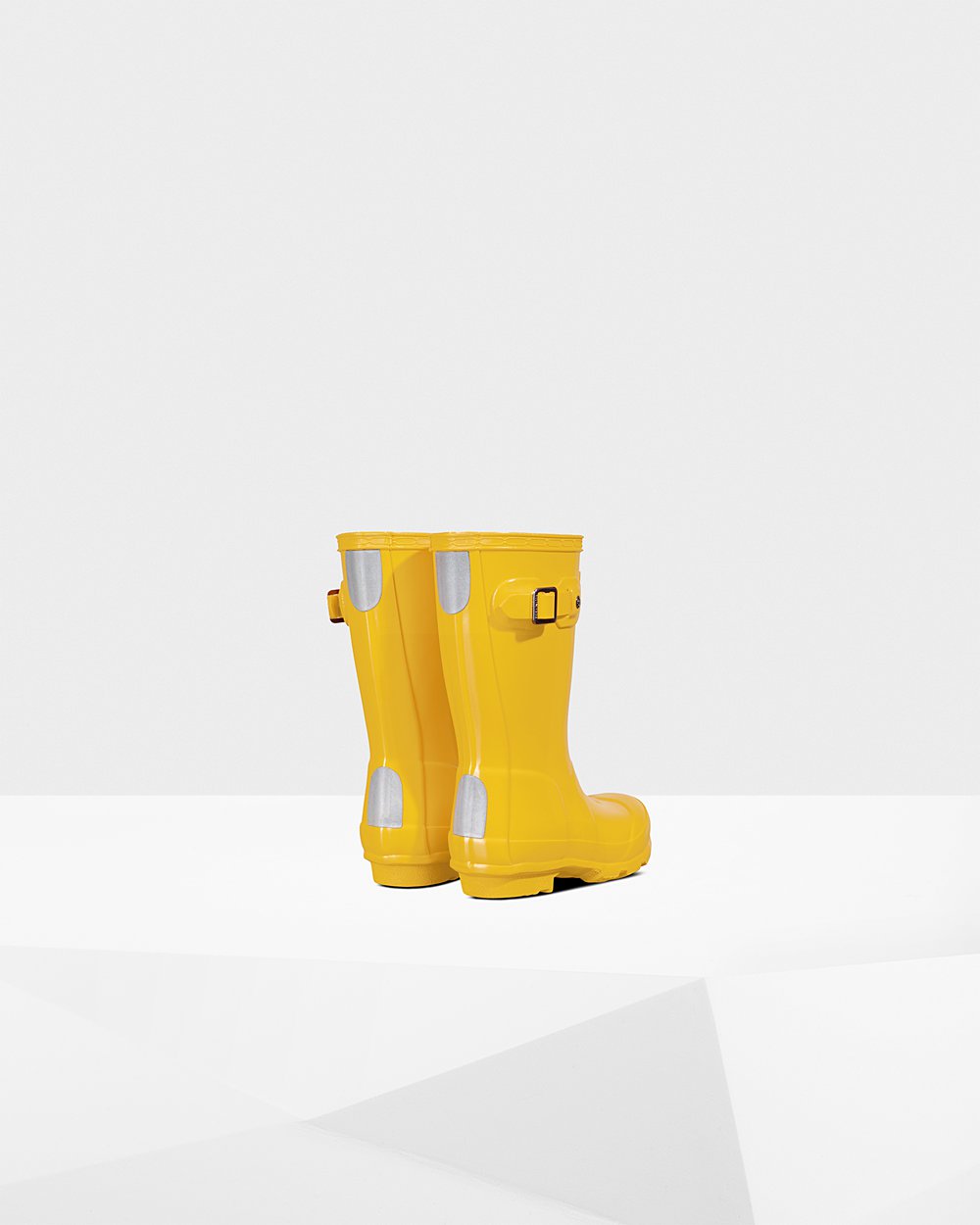 Kids Rain Boots - Hunter Original Little Gloss (98OPLUARD) - Yellow